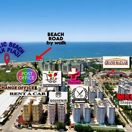 Chic Flat 10 Min To Lara Beach In Apartman